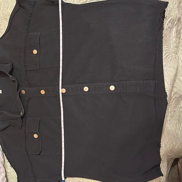 Black Jacket with Peace Sign - Picture 4 of 4